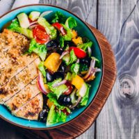 keto greek chicken salad