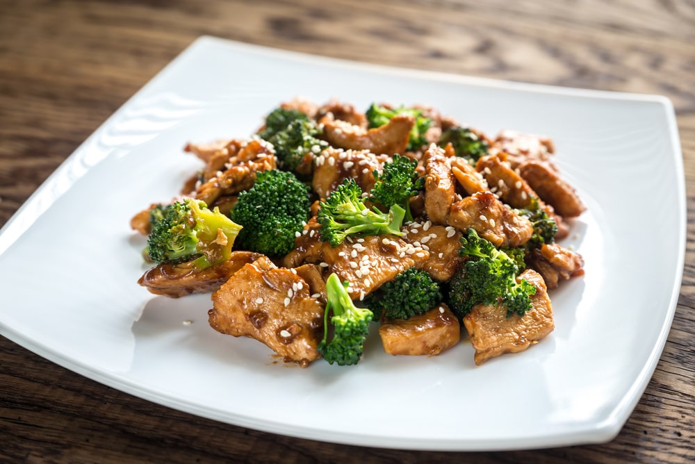 keto chinese chicken and broccoli