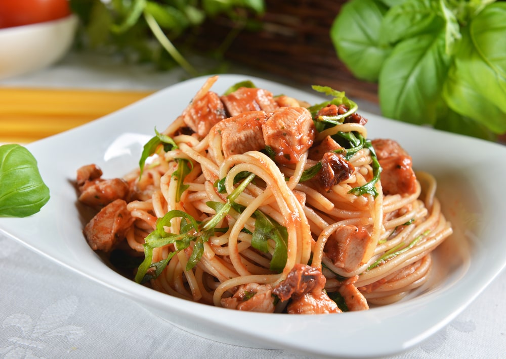 low carb chicken spaghetti