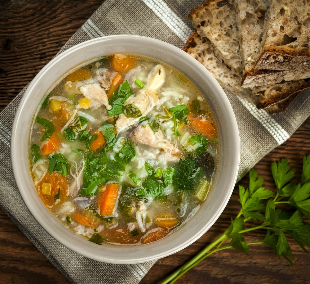 low carb chicken vegetable soup