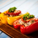 keto chicken stuffed peppers