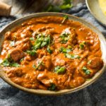 butter chicken with naan