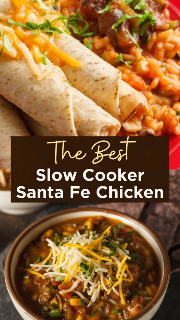 Easy Creamy Slow Cooker Santa Fe Chicken