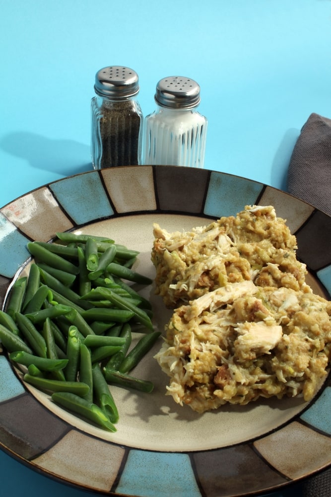 easy slow cooker chicken and stuffing