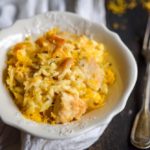 slow cooker cheesy chicken and rice