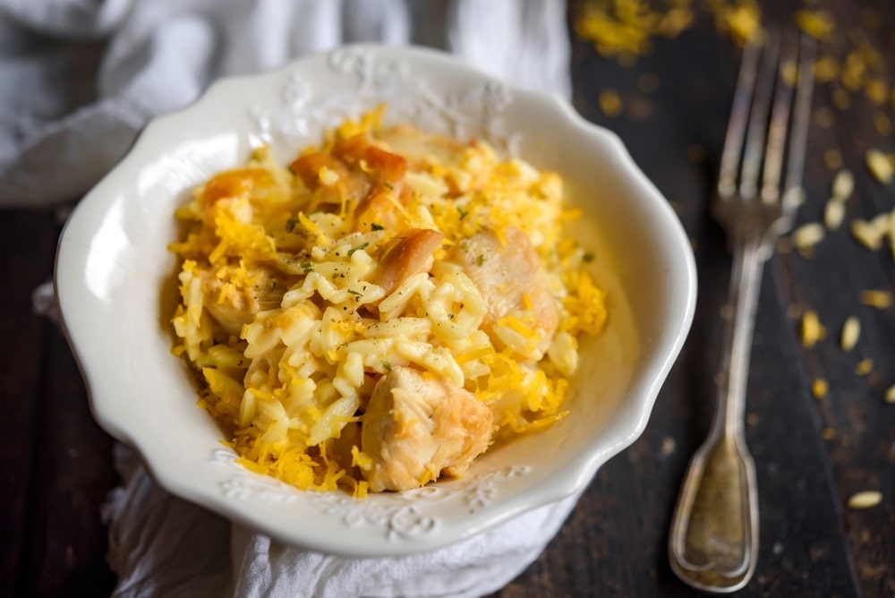 slow cooker cheesy chicken and rice