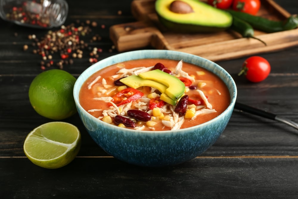 slow cooker cream cheese crack chicken chili with beans