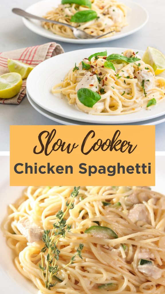 Best Chicken Spaghetti in the Slow Cooker