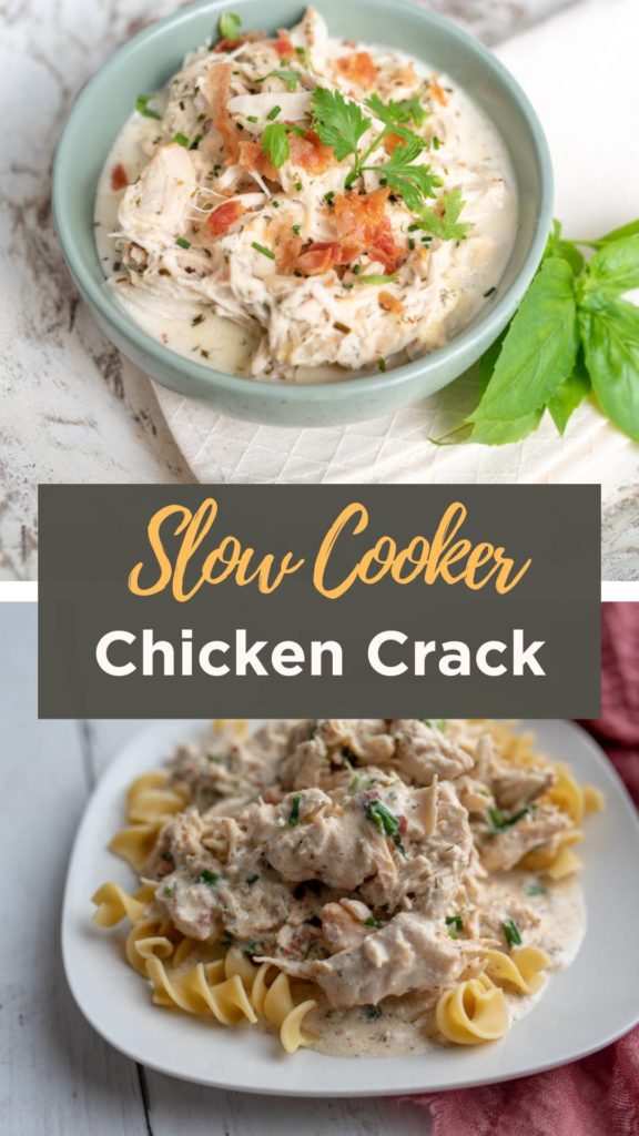 Creamy slow cooker Crack Chicken