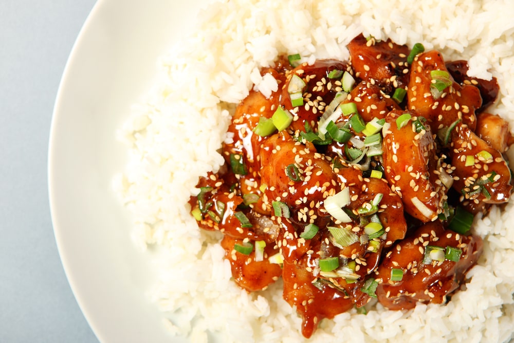 Easy Honey Crockpot Sesame Chicken