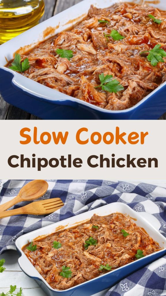 Slow Cooker Chipotle Pulled Chicken