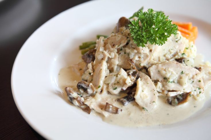 Slow Cooker Cream of Mushroom Chicken