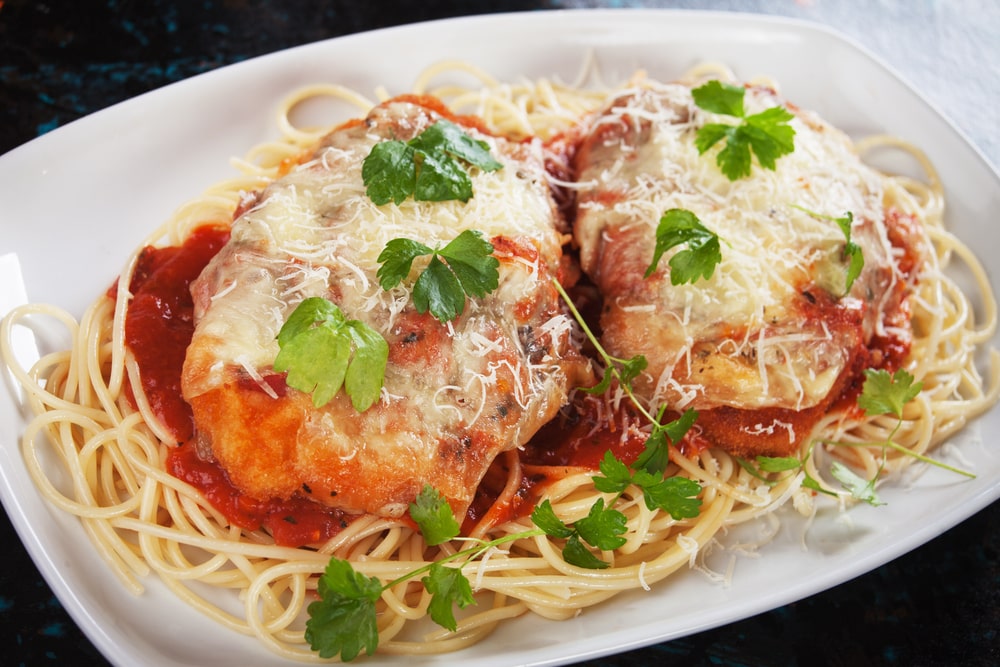 chicken thigh parmesan