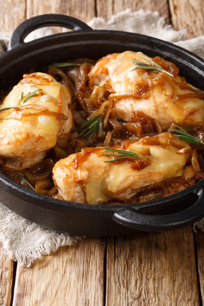 easy slow cooker french onion chicken
