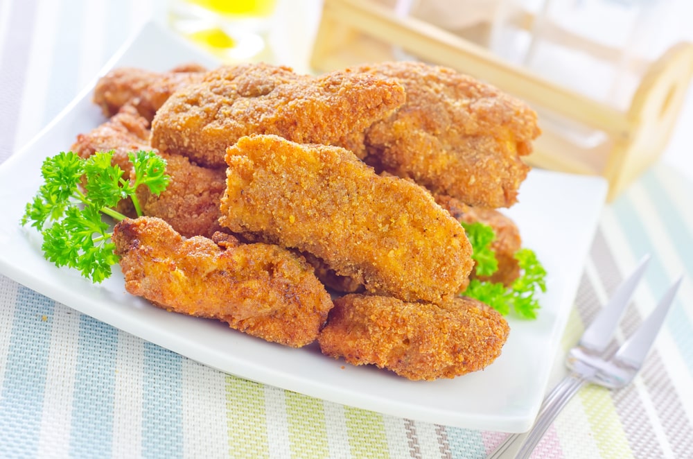 keto air fryer chicken tenders crispy