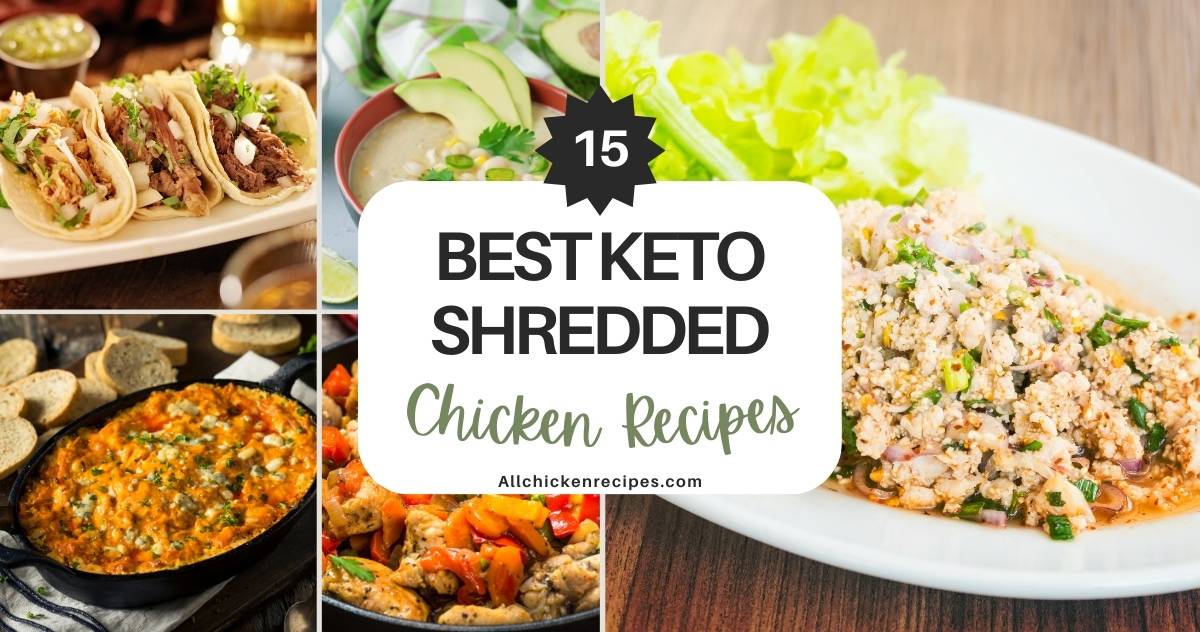 keto shredded chicken recipes