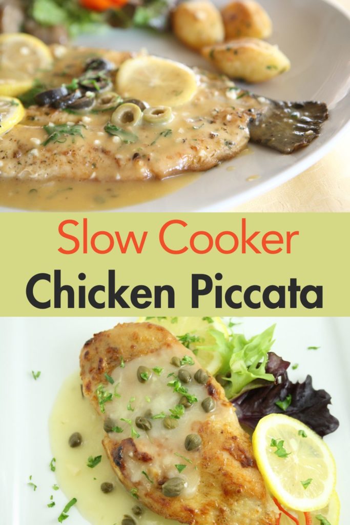 slow cooker chicken piccata with capers