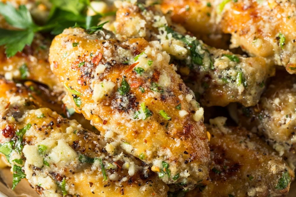 slow cooker garlic parmesan chicken and potatoes