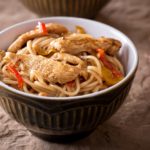 slow cooker honey garlic chicken noodles
