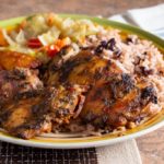 slow cooker jerk chicken with rice