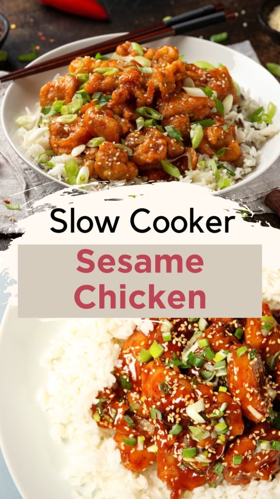 sweet slow cooker sesame chicken