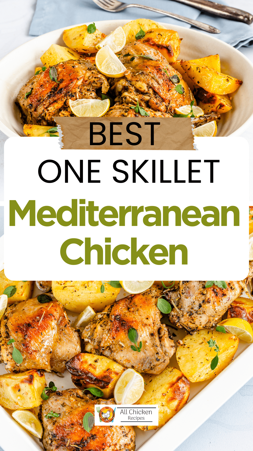 Mediterranean Chicken (One Skillet)