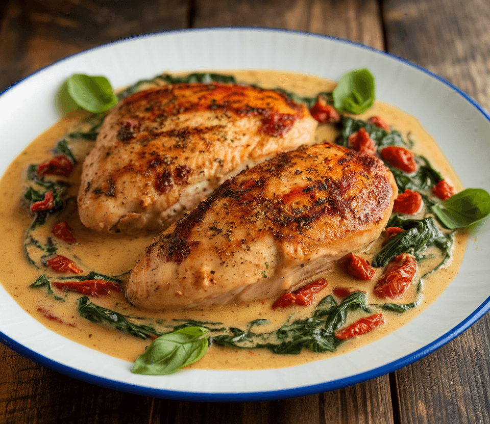 keto tuscan chicken recipe