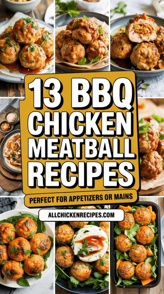 Bbq Chicken Meatball Recipe Ideas