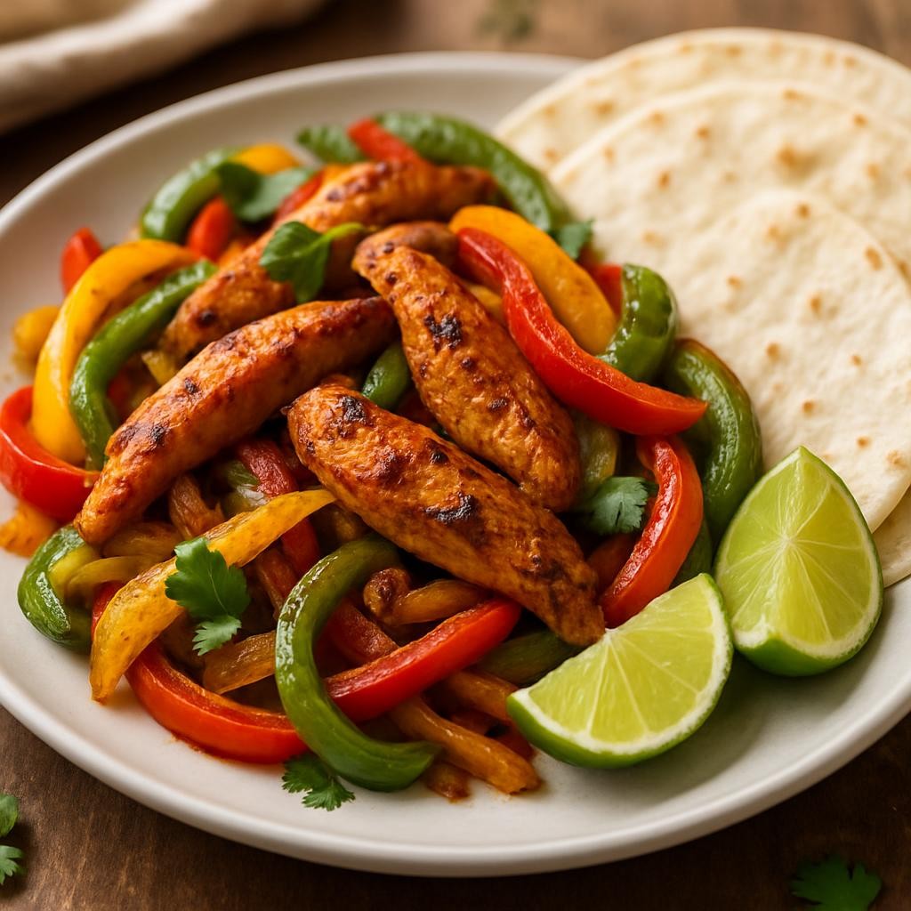 air fryer chicken fajitas