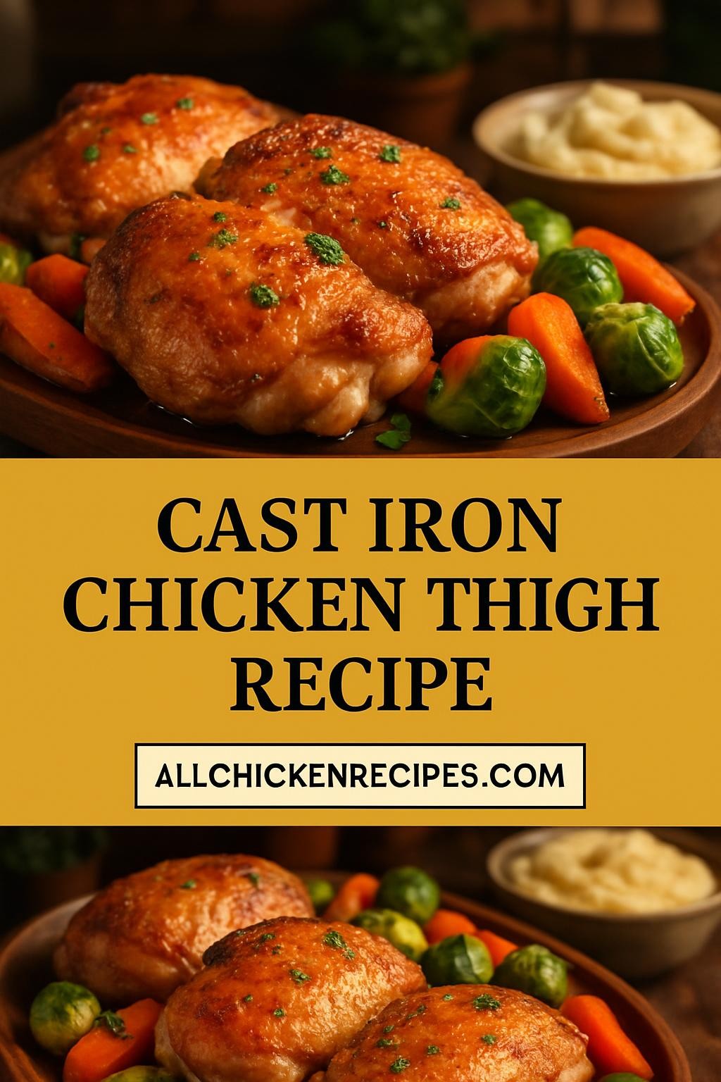 cast iron chicken thigh recipe