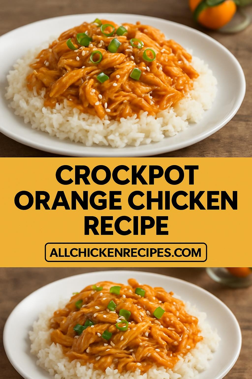 crockpot orange chicken recipe