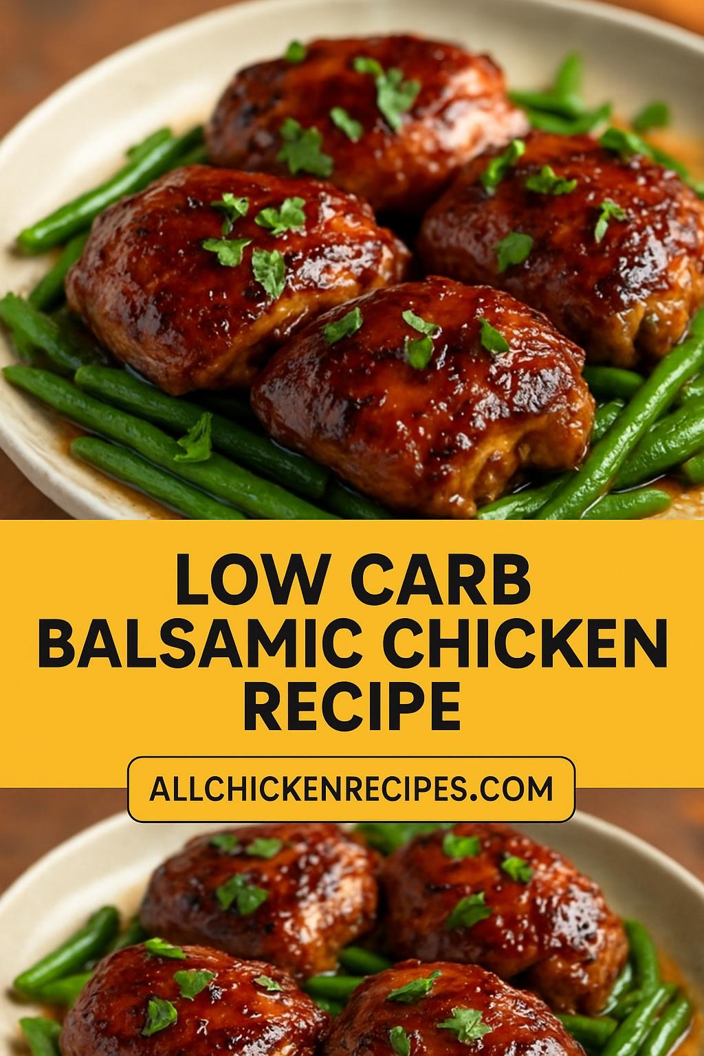 low carb balsamic chicken recipe