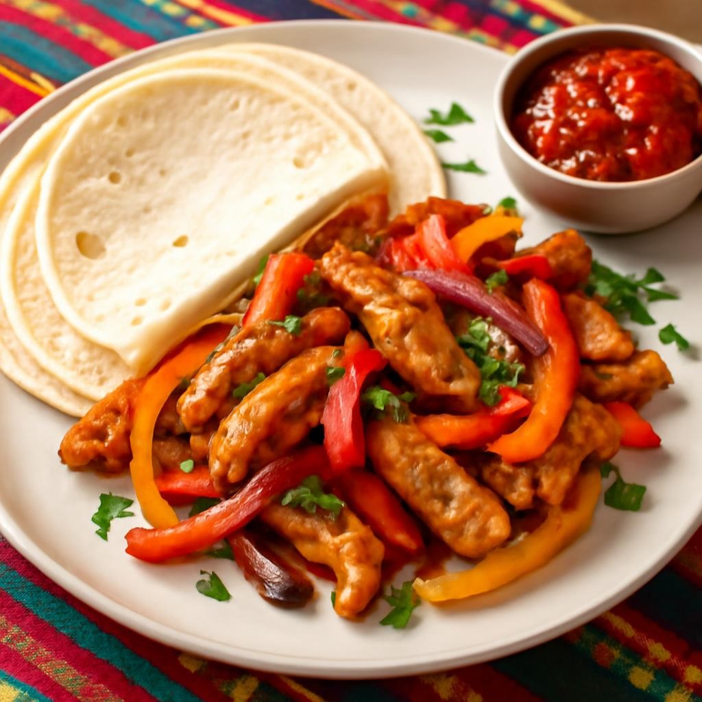air fryer chicken fajitas