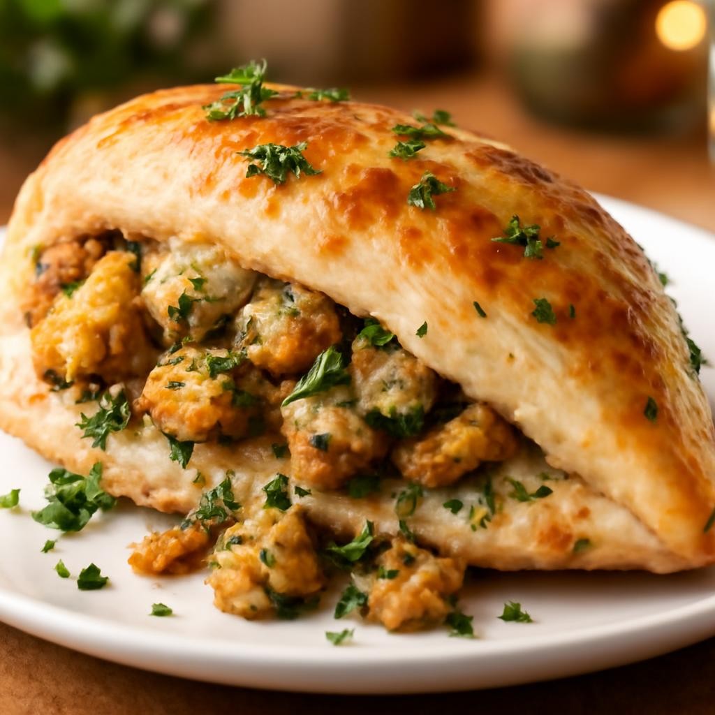 baked chicken breast with stuffing recipe
