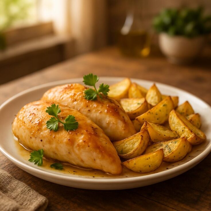 Baked-Chicken-Breasts-and-Potatoes
