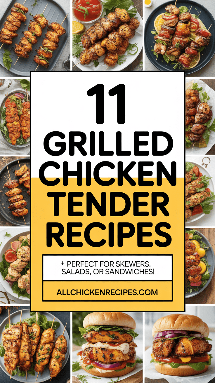 Grilled Chicken Tender Recipe Ideas