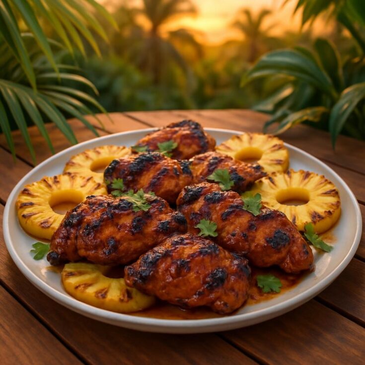 Hawaiian-Grilled-Chicken-Thighs