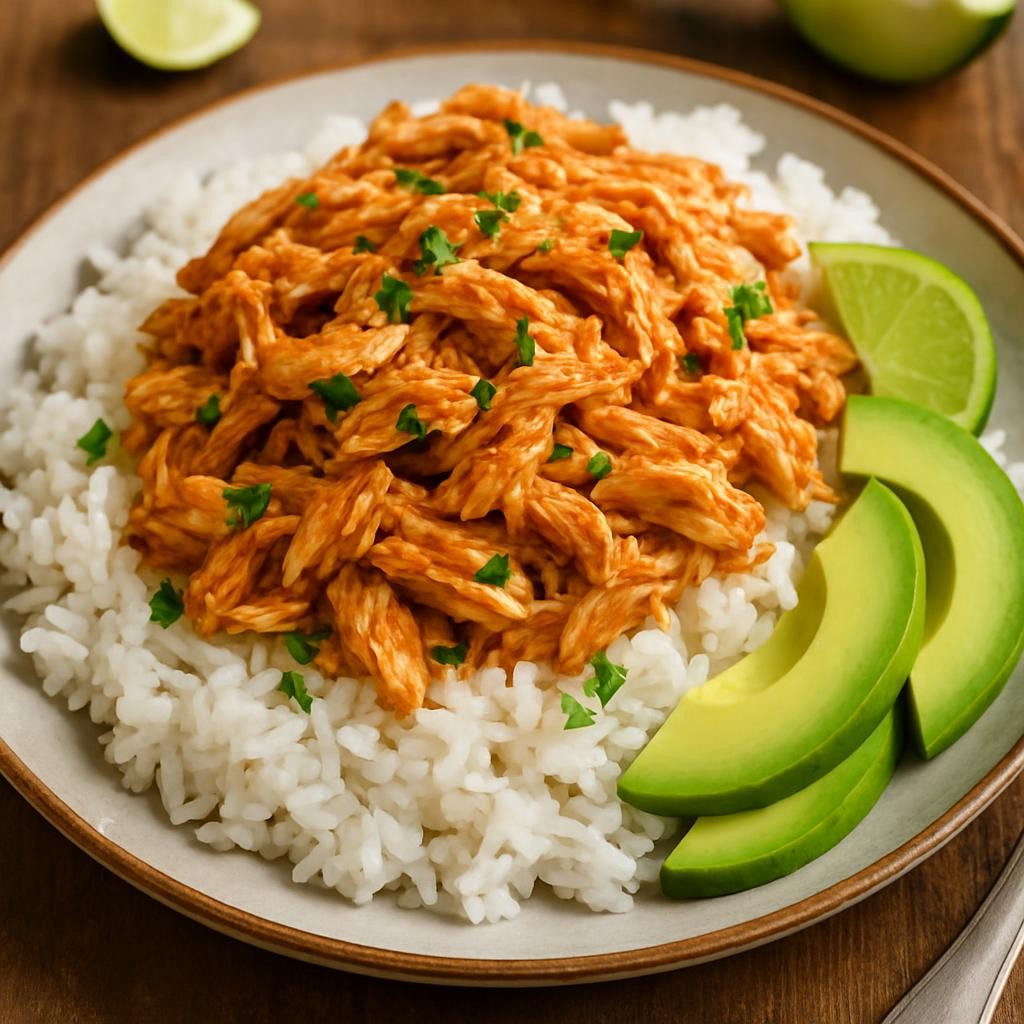 Juicy Crockpot Shredded Chicken
