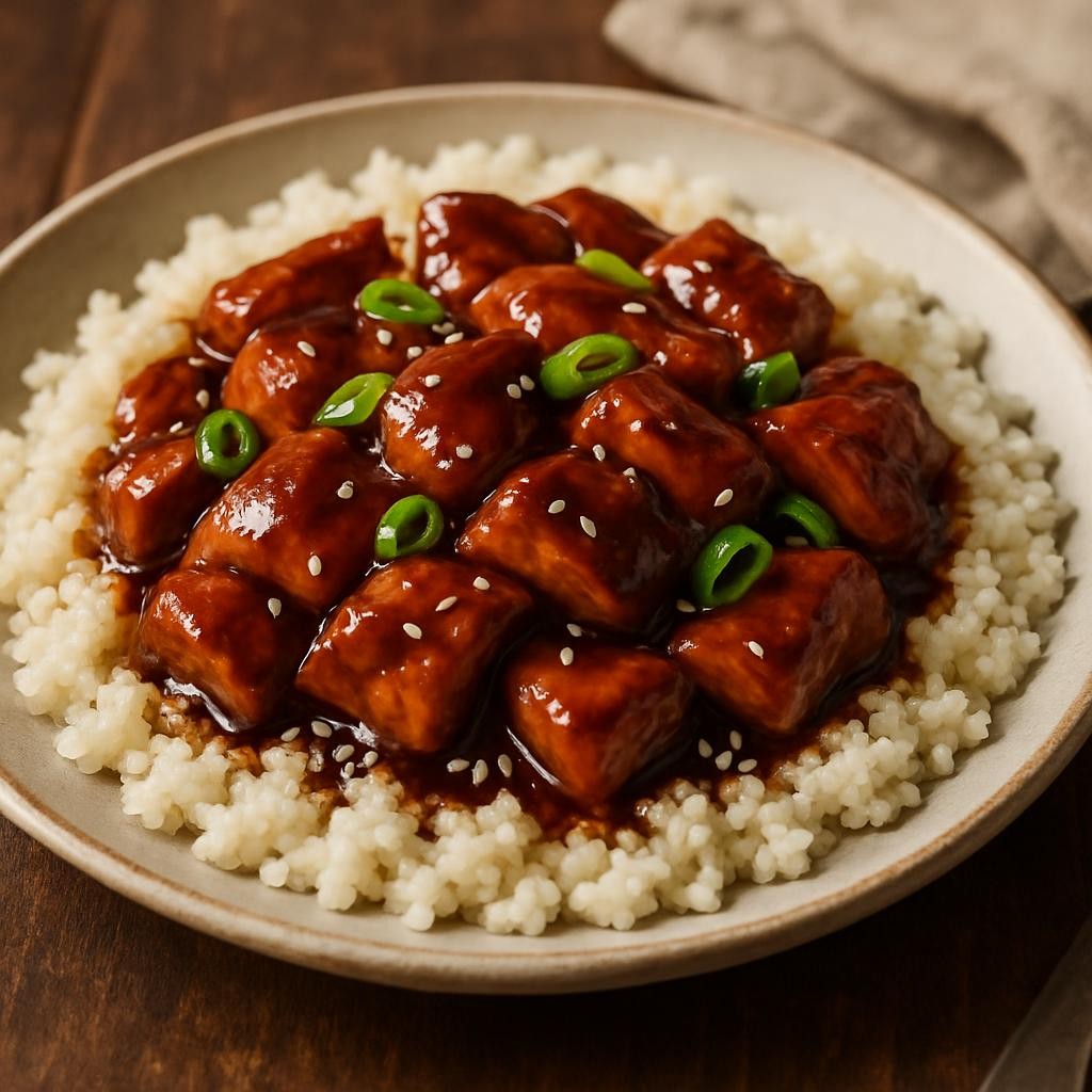 Keto Bourbon Chicken
