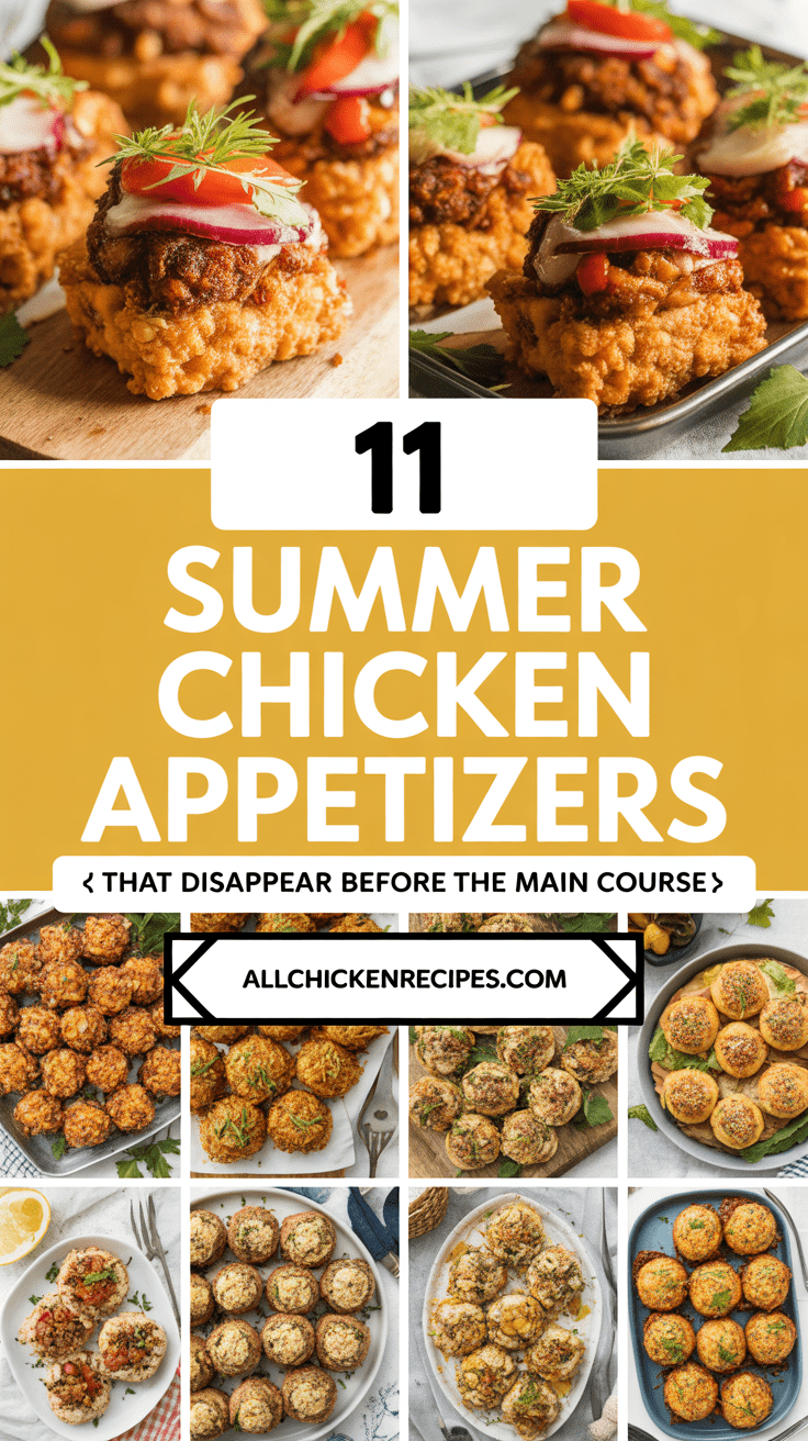 Summer Chicken Appetizer Ideas