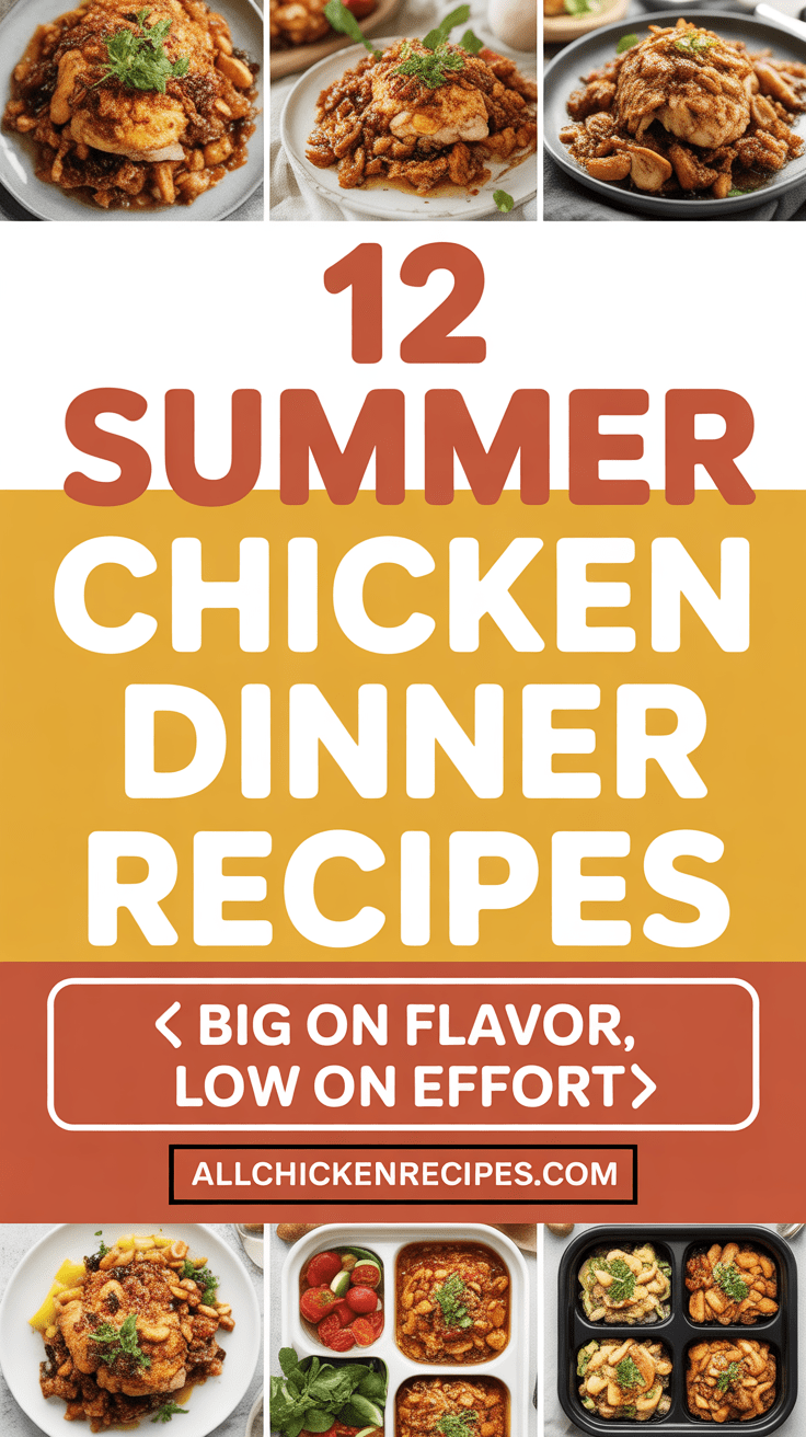 Summer Chicken Dinner Recipe Ideas