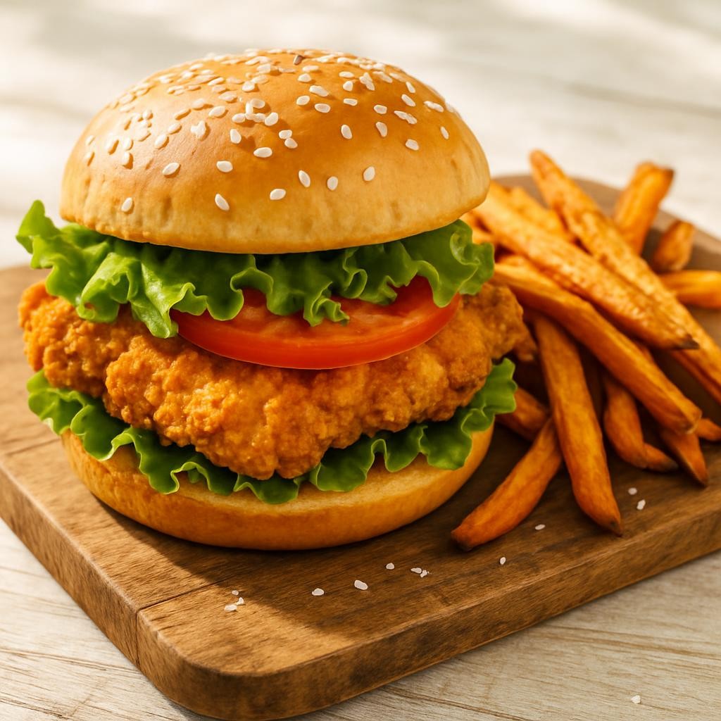 air fryer chicken sandwich