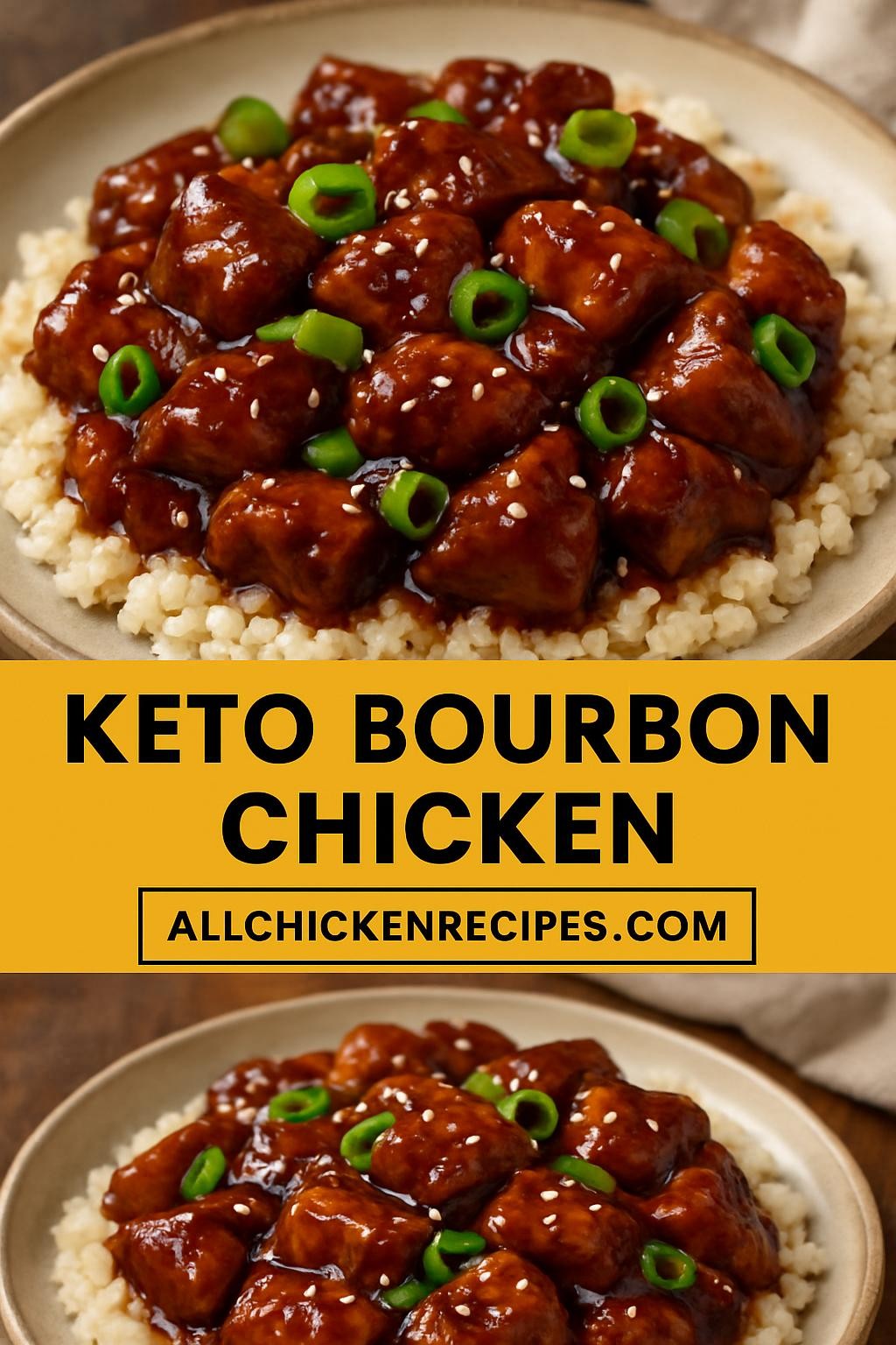 Keto Bourbon Chicken