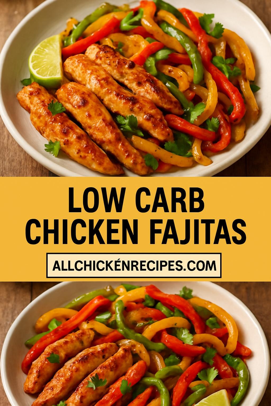 Low Carb Chicken Fajitas