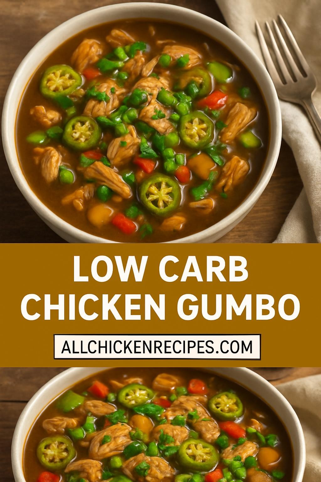 Low Carb Chicken Gumbo