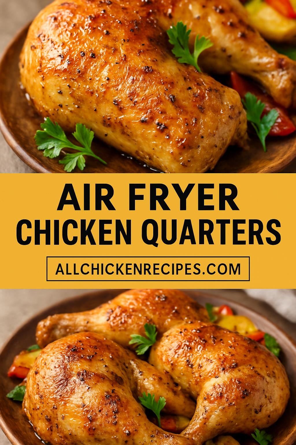air fryer chicken quarters