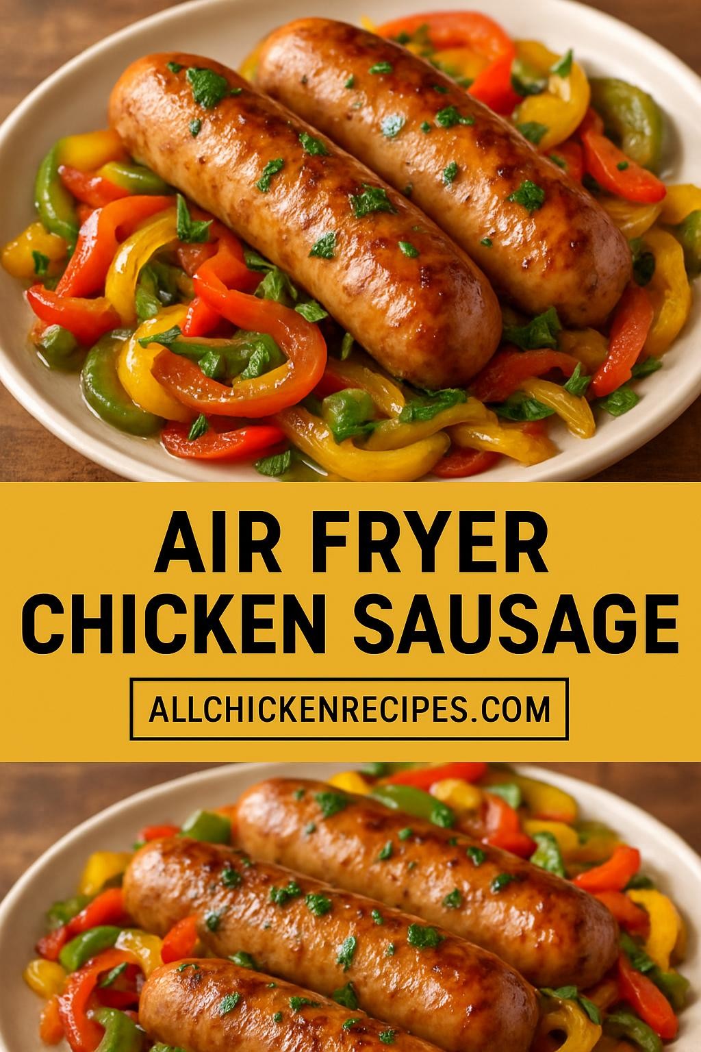air fryer chicken sausage