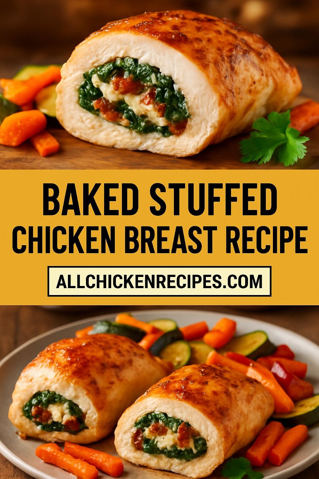 baked stuffed chicken breast recipe