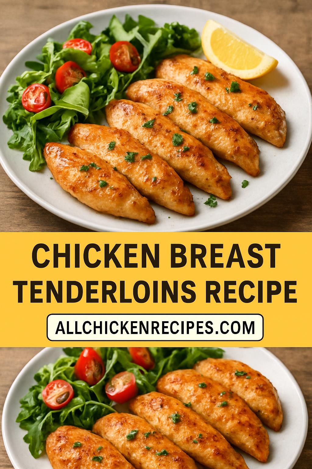 chicken breast tenderloins recipe