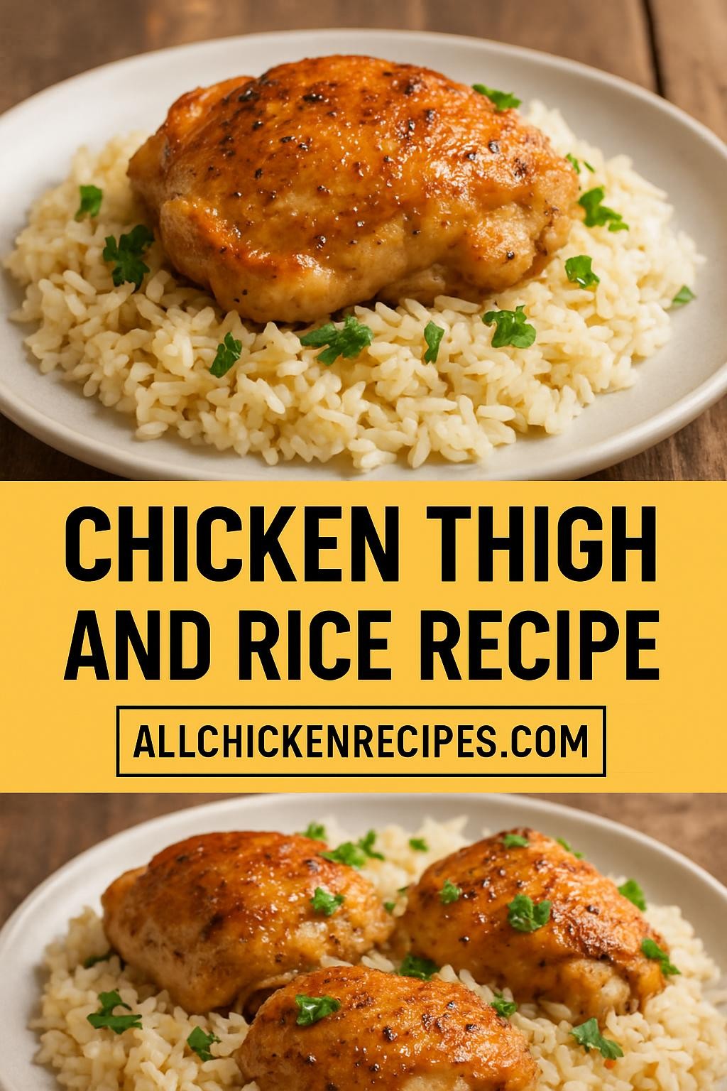 chicken thigh and rice recipe
